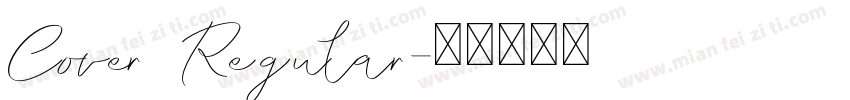 Cover Regular字体转换